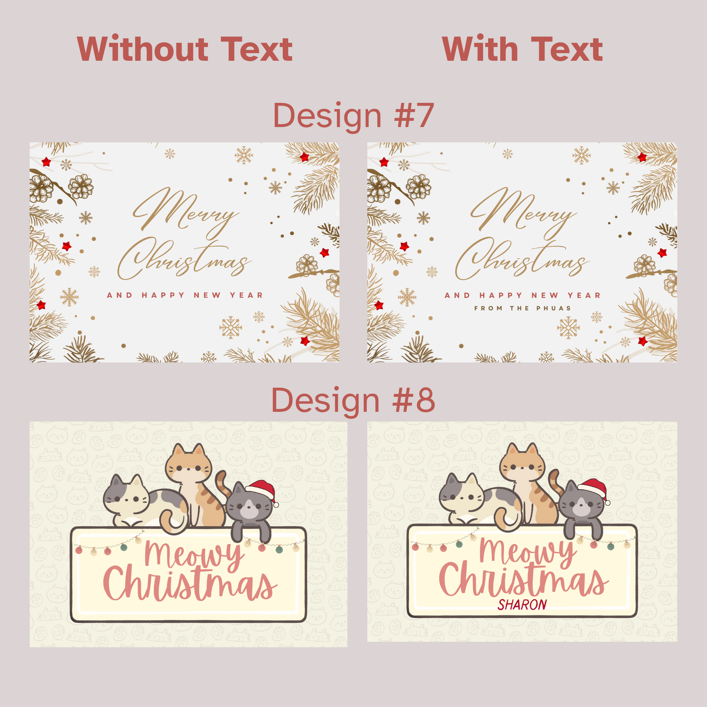 Christmas Greeting Card - Simplicity Days