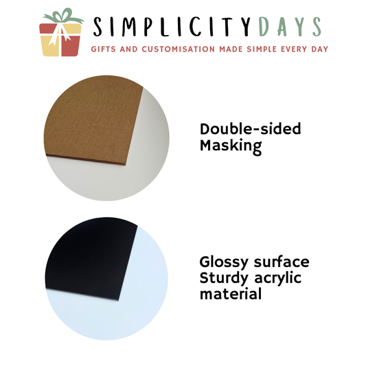 Black Acrylic Sheet 3mm - Simplicity Days