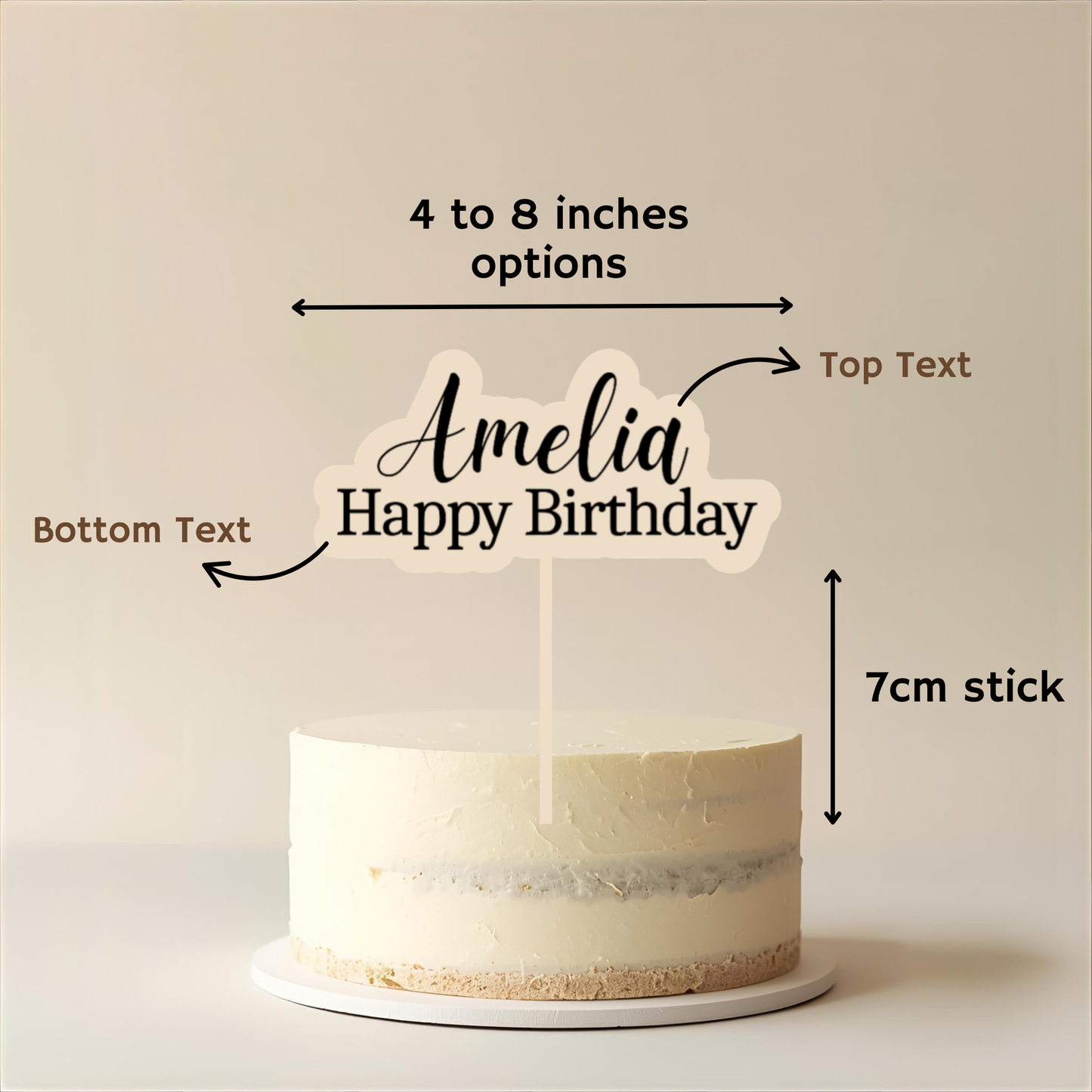 Pop-Up Cake Topper - Simplicity Days