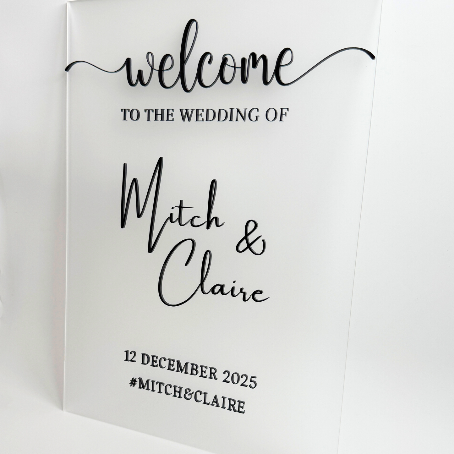 Wedding Signage - Style A