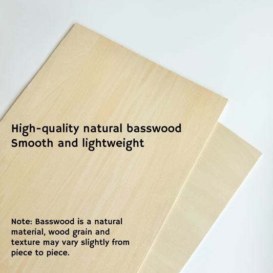Basswood Sheet 3mm - Simplicity Days