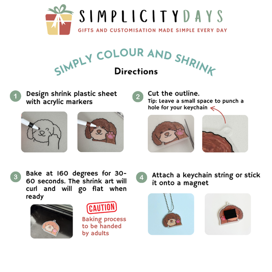 Shrink Plastic Sheet - Printable - Simplicity Days