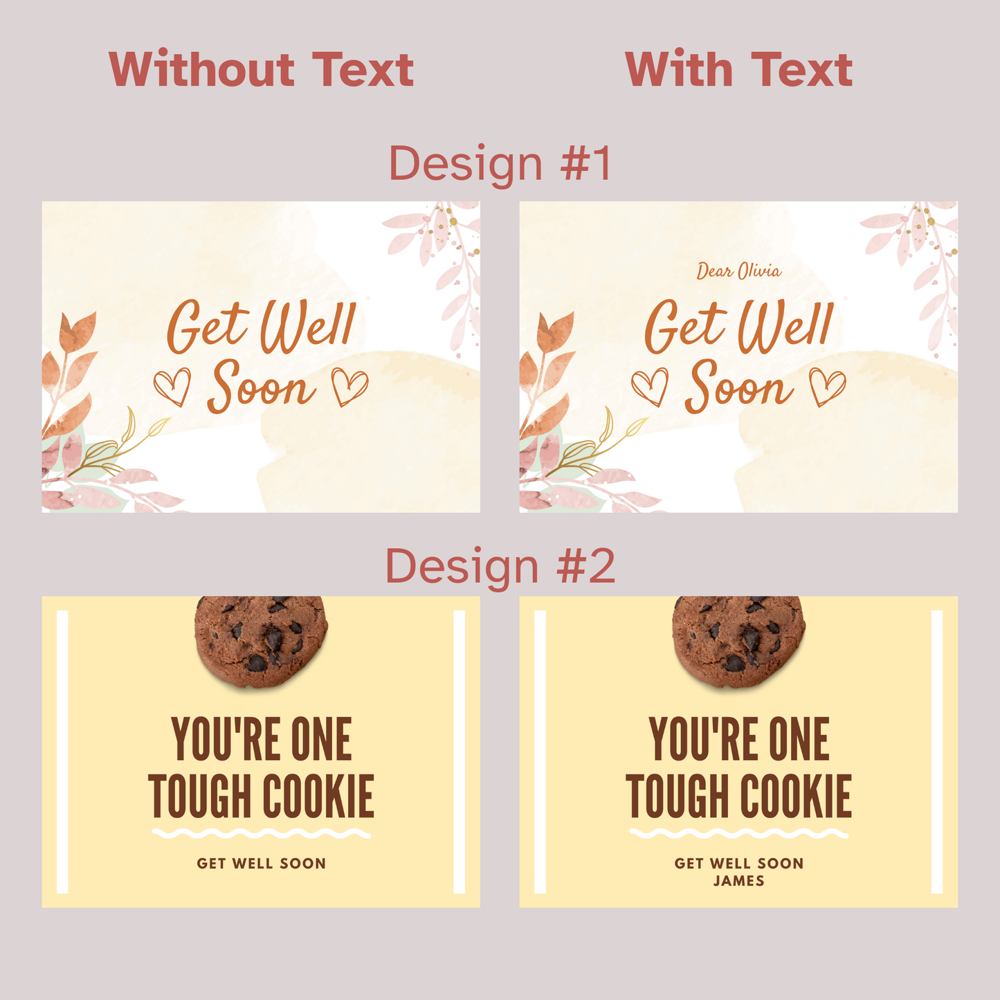 Get Well Soon Greeting Card - Simplicity Days