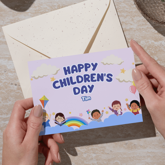 Children's Day Greeting Card - Simplicity Days