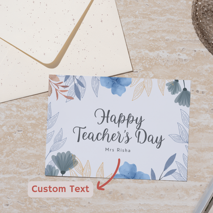 Teacher's Day Greeting Card - Simplicity Days