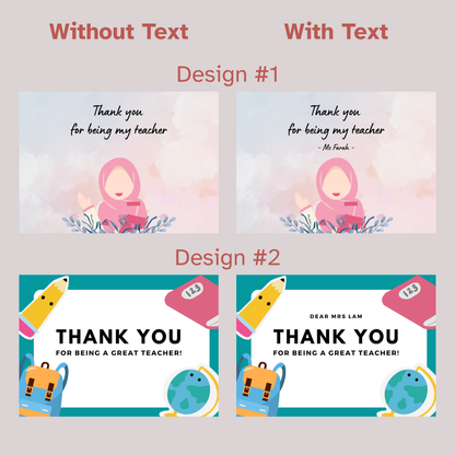 Teacher's Day Greeting Card - Simplicity Days