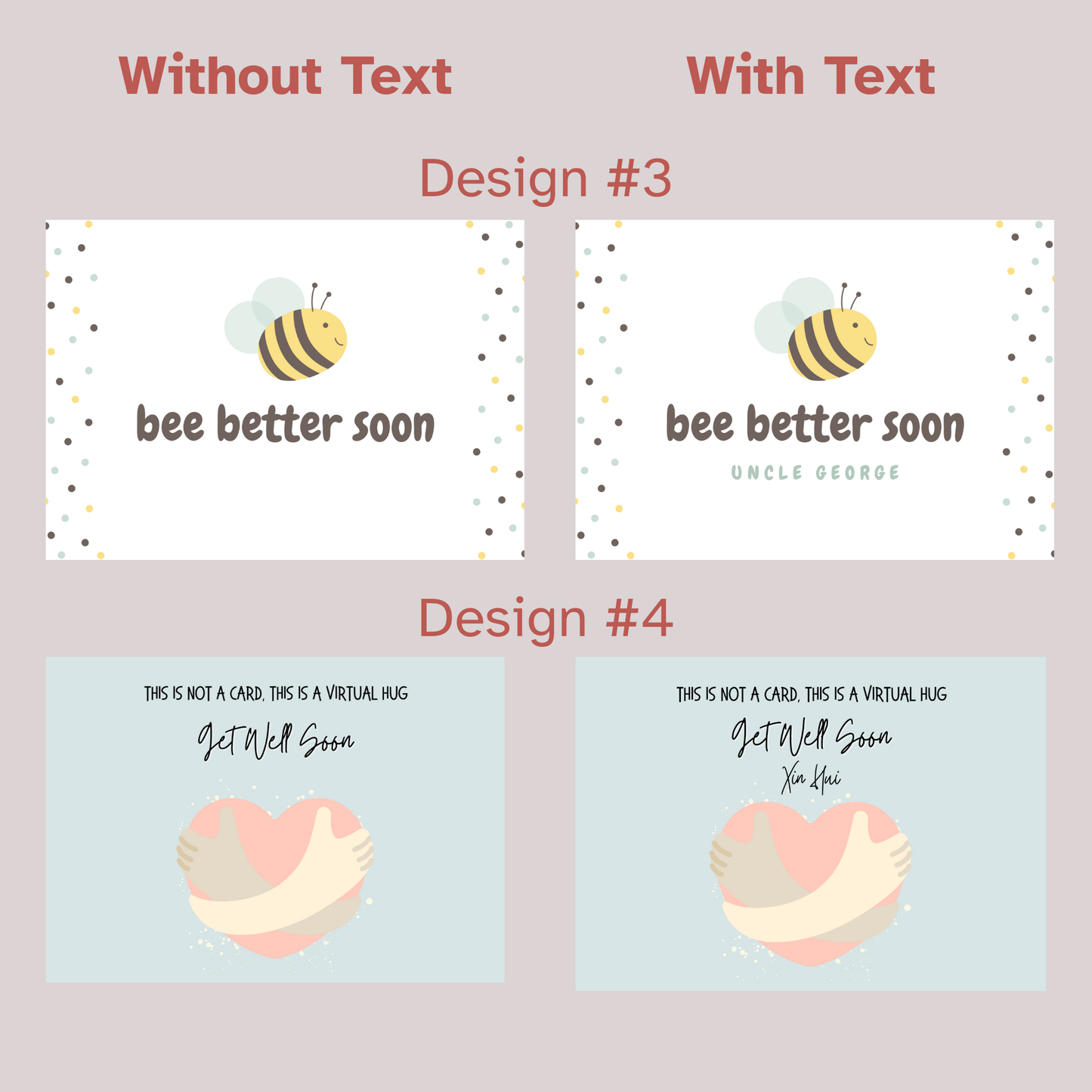 Get Well Soon Greeting Card - Simplicity Days