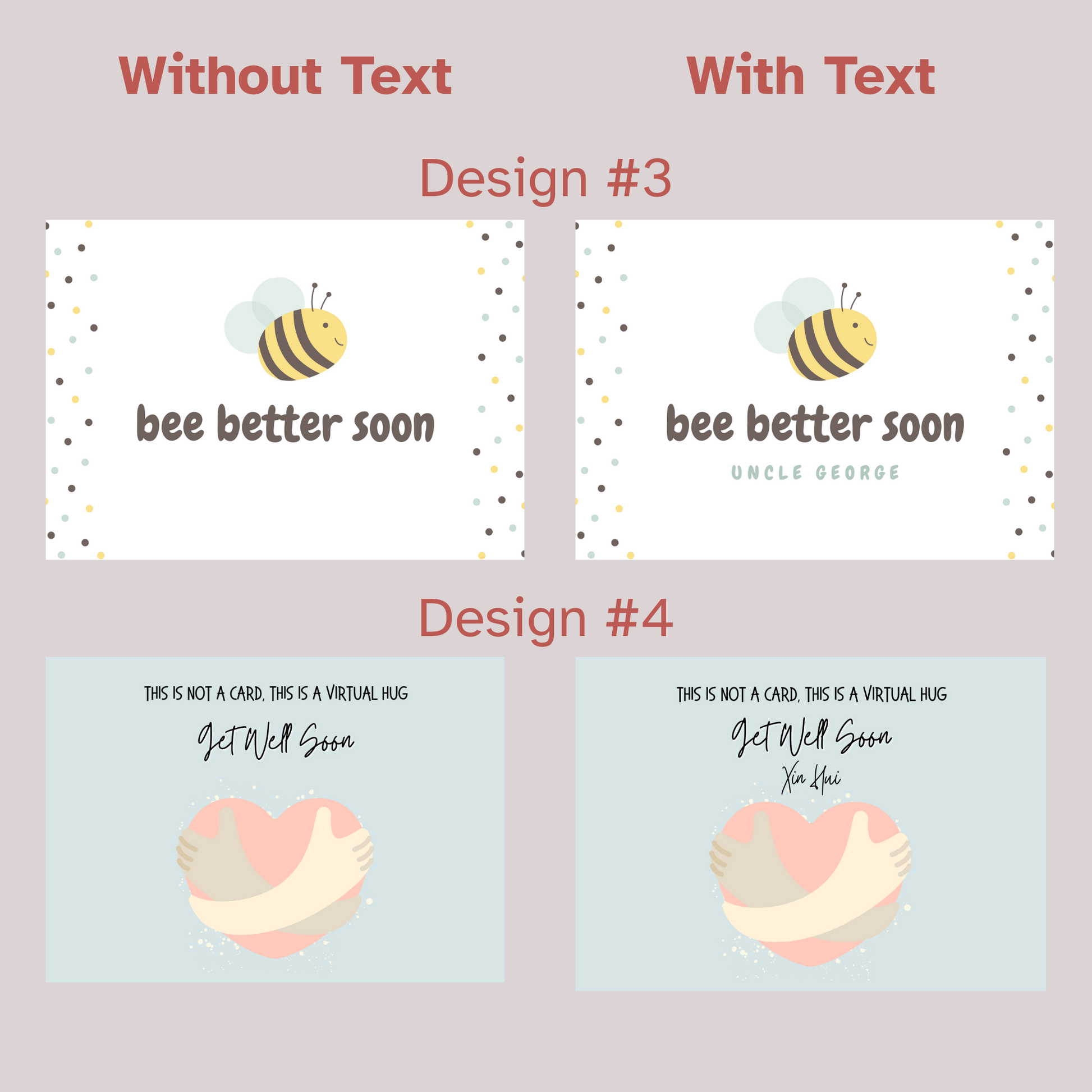 Get Well Soon Greeting Card - Simplicity Days