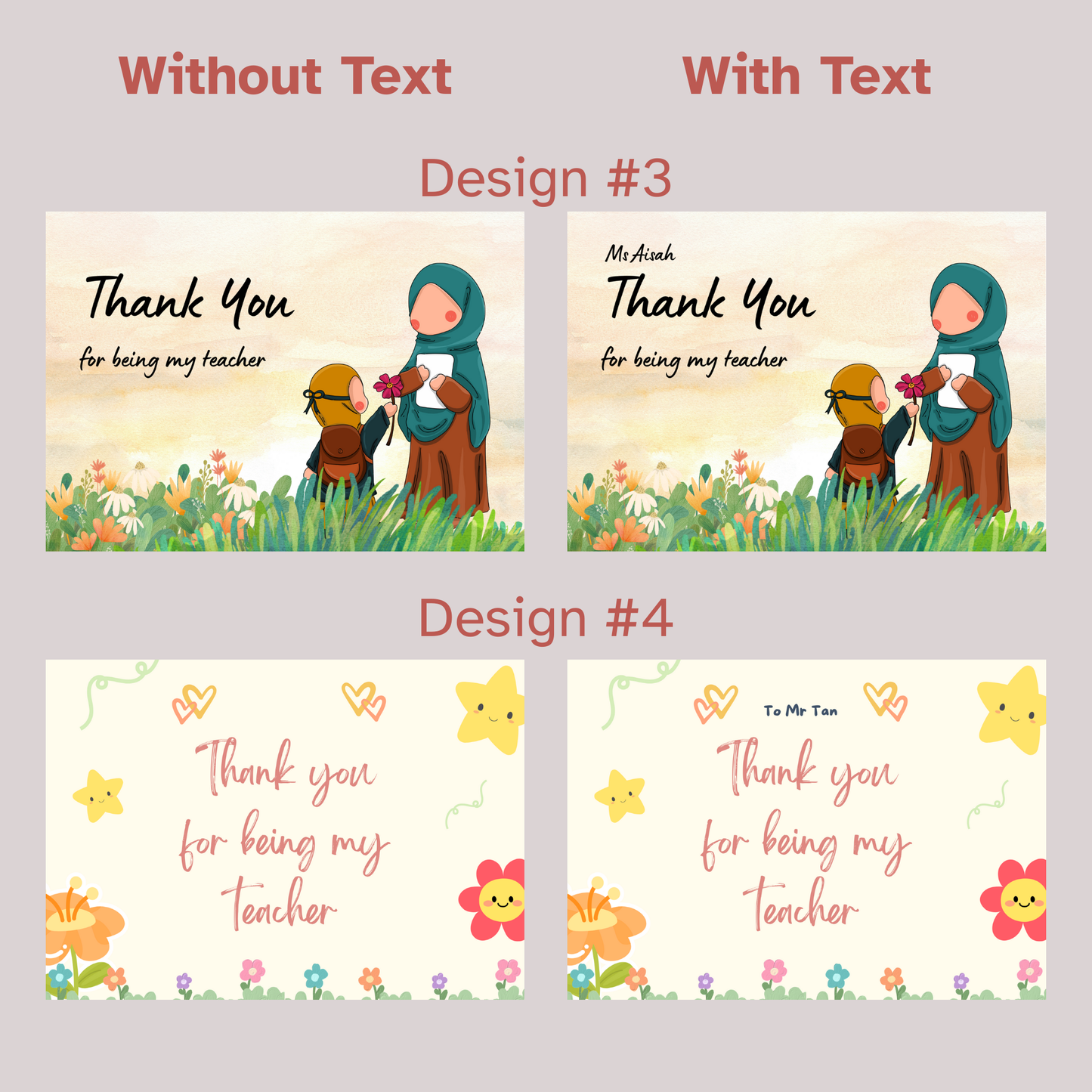 Teacher's Day Greeting Card - Simplicity Days