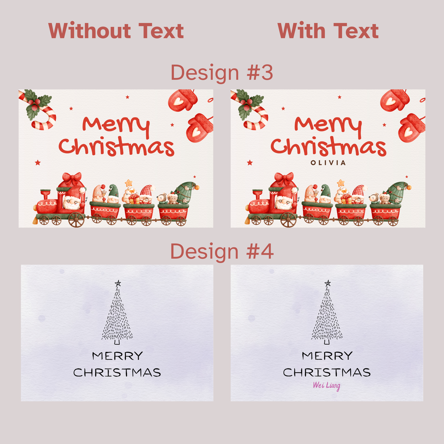 Christmas Greeting Card - Simplicity Days