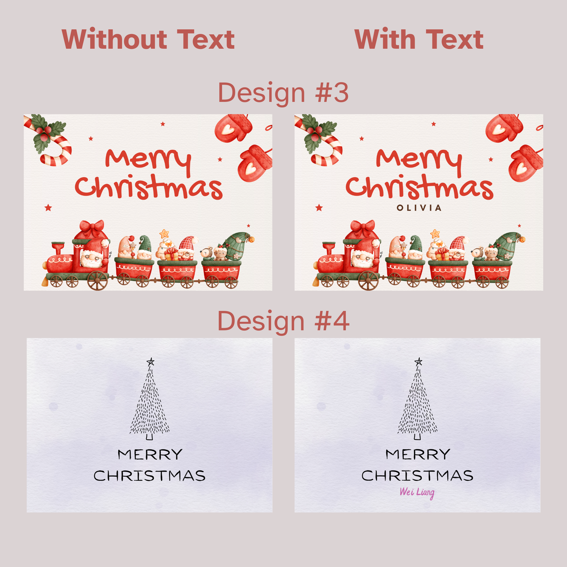 Christmas Greeting Card - Simplicity Days