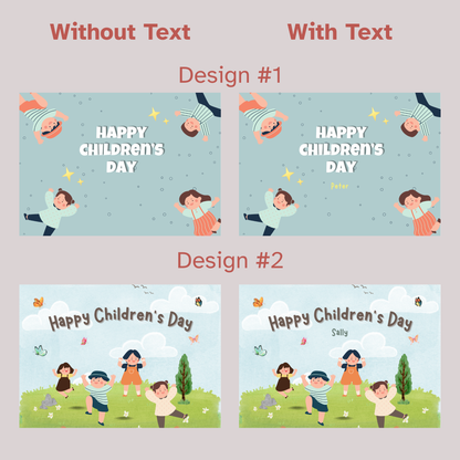 Children's Day Greeting Card - Simplicity Days