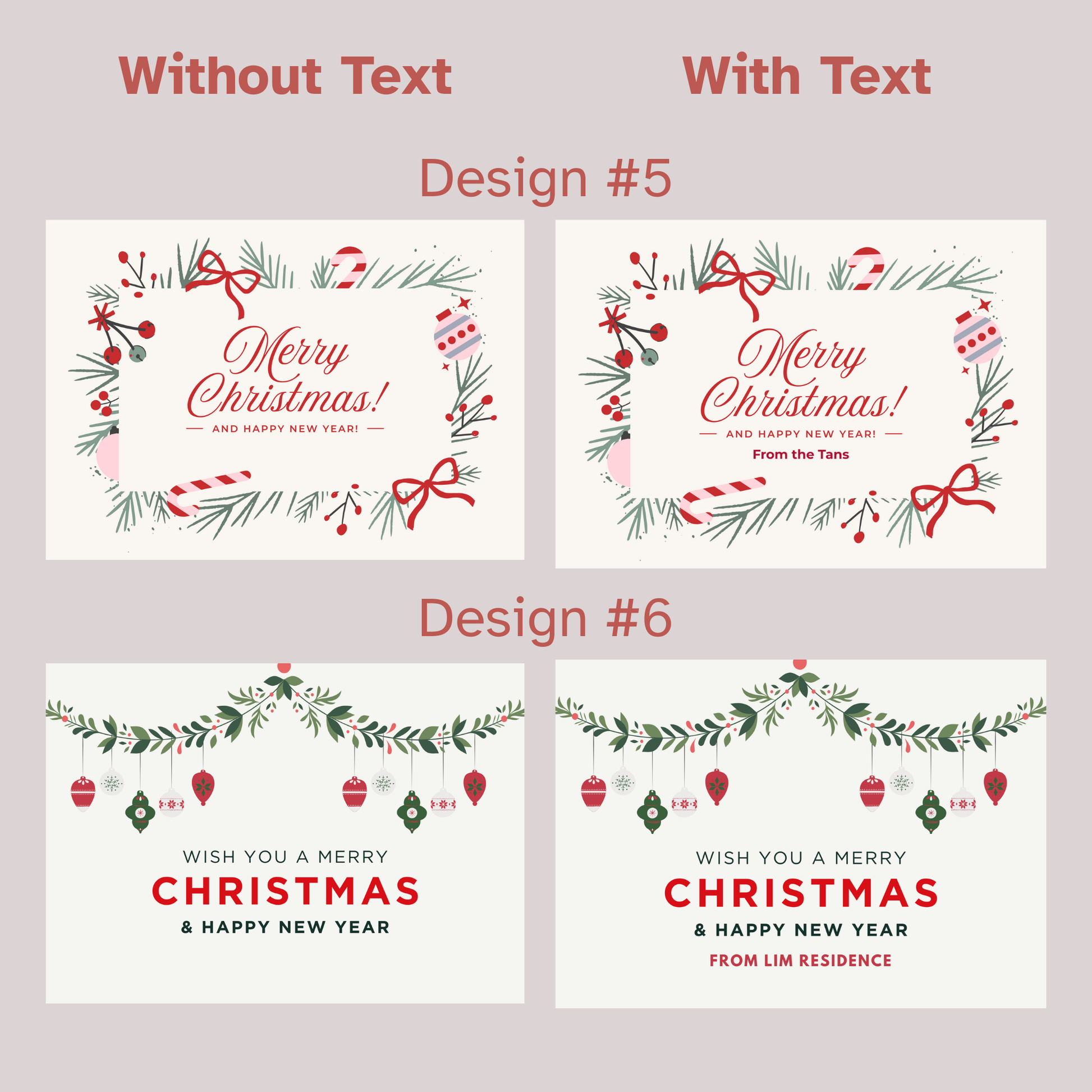 Christmas Greeting Card - Simplicity Days