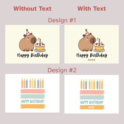 Birthday Greeting Card - Simplicity Days