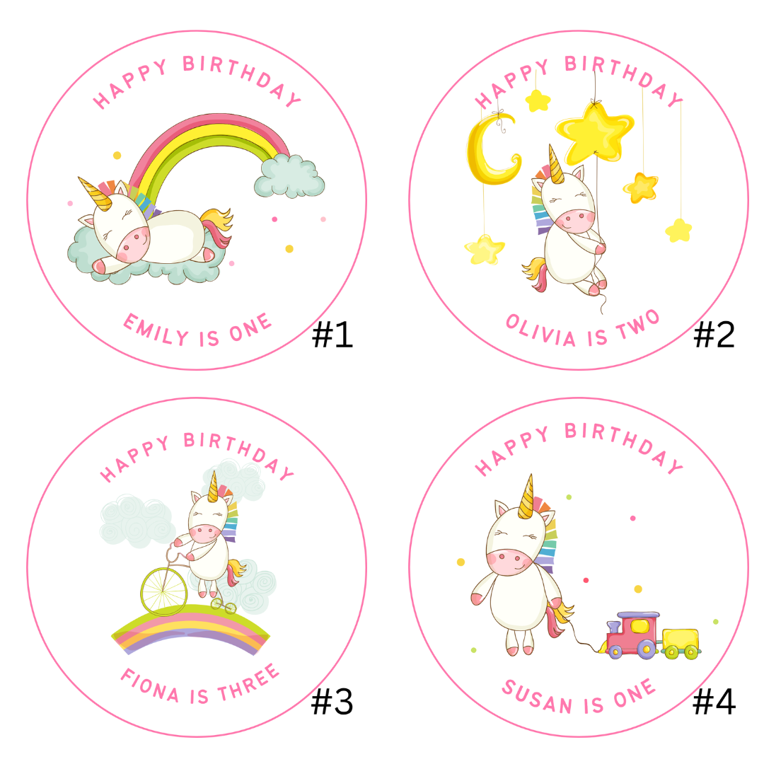 Birthday Stickers - 24pcs - Simplicity Days