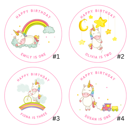 Birthday Stickers - 24pcs - Simplicity Days