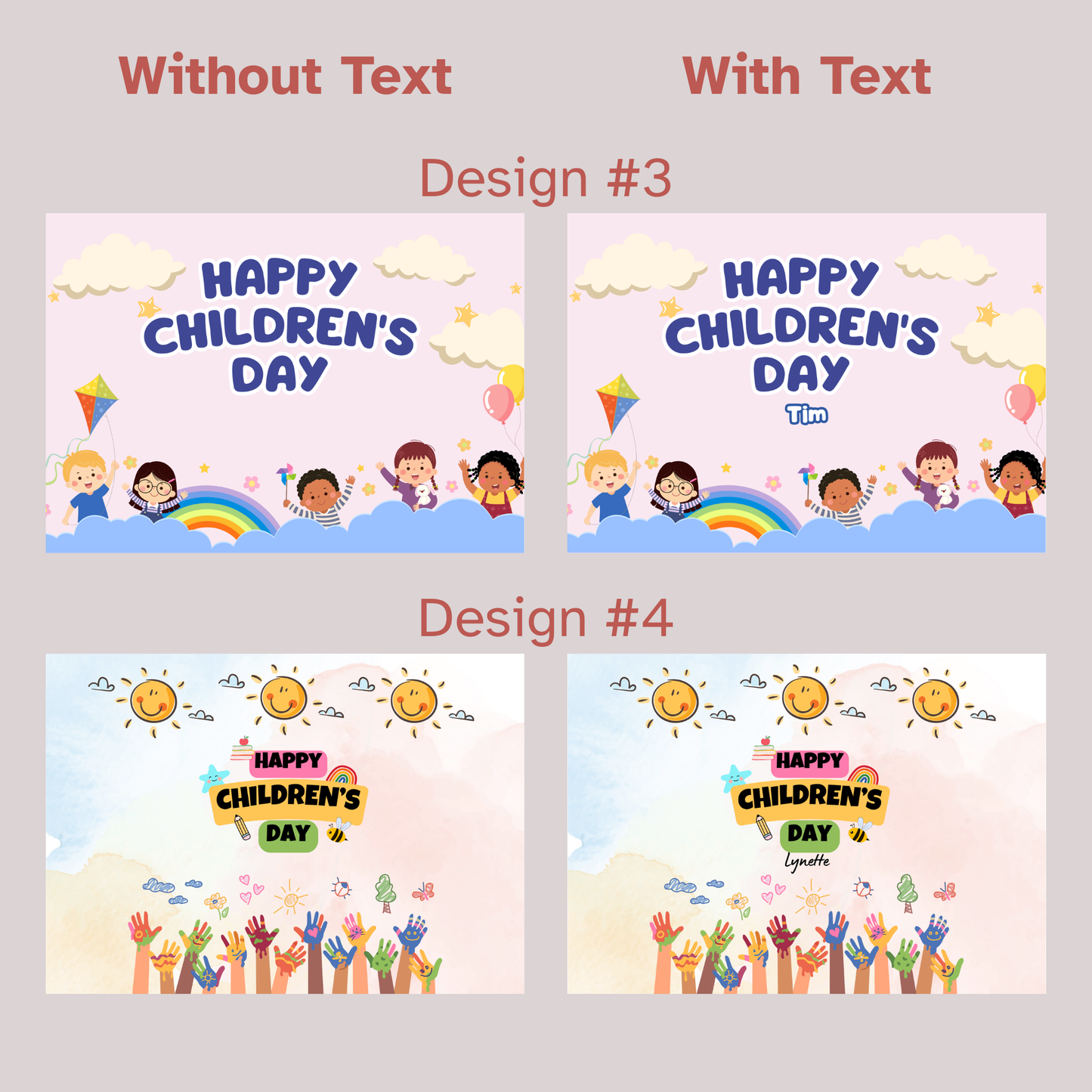 Children's Day Greeting Card - Simplicity Days