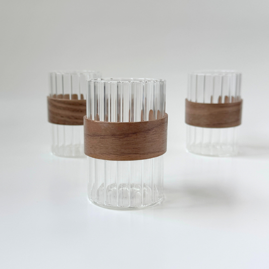 Fluted Glass Cup - Simplicity Days