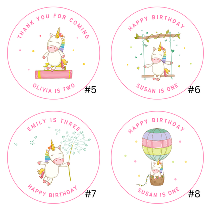 Birthday Stickers - 24pcs - Simplicity Days