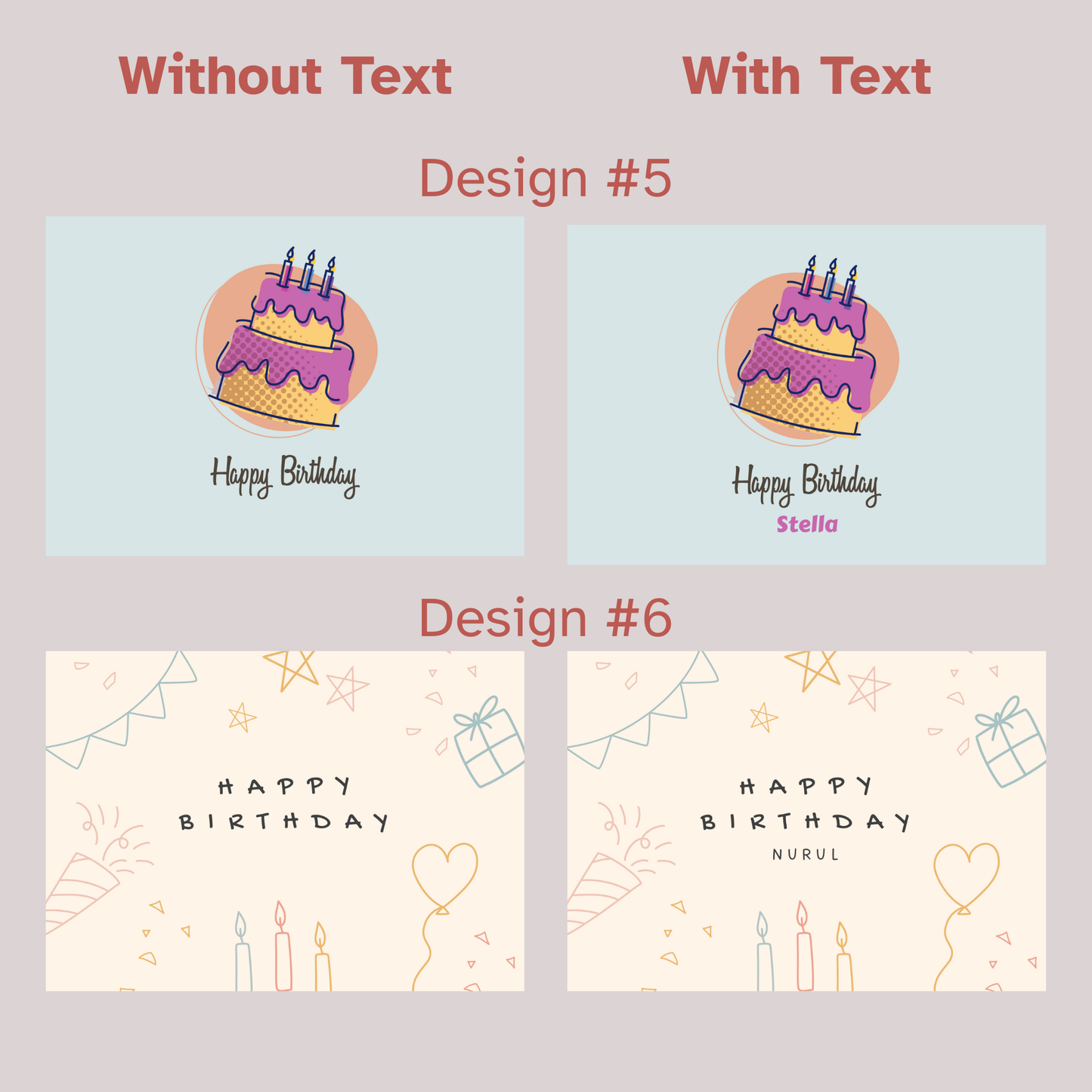 Birthday Greeting Card - Simplicity Days