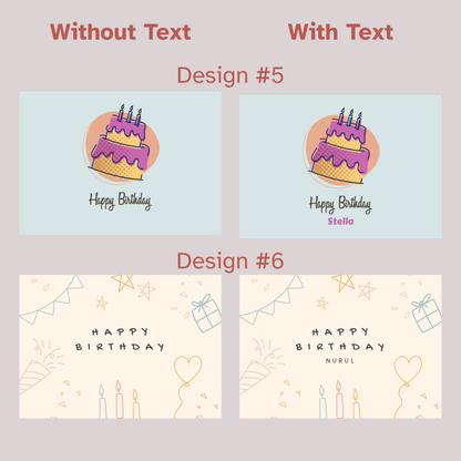 Birthday Greeting Card - Simplicity Days