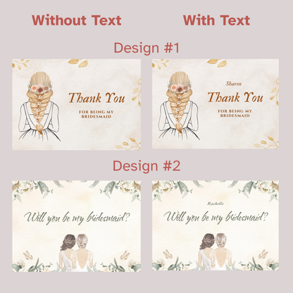 Bridesmaid Greeting Card - Simplicity Days