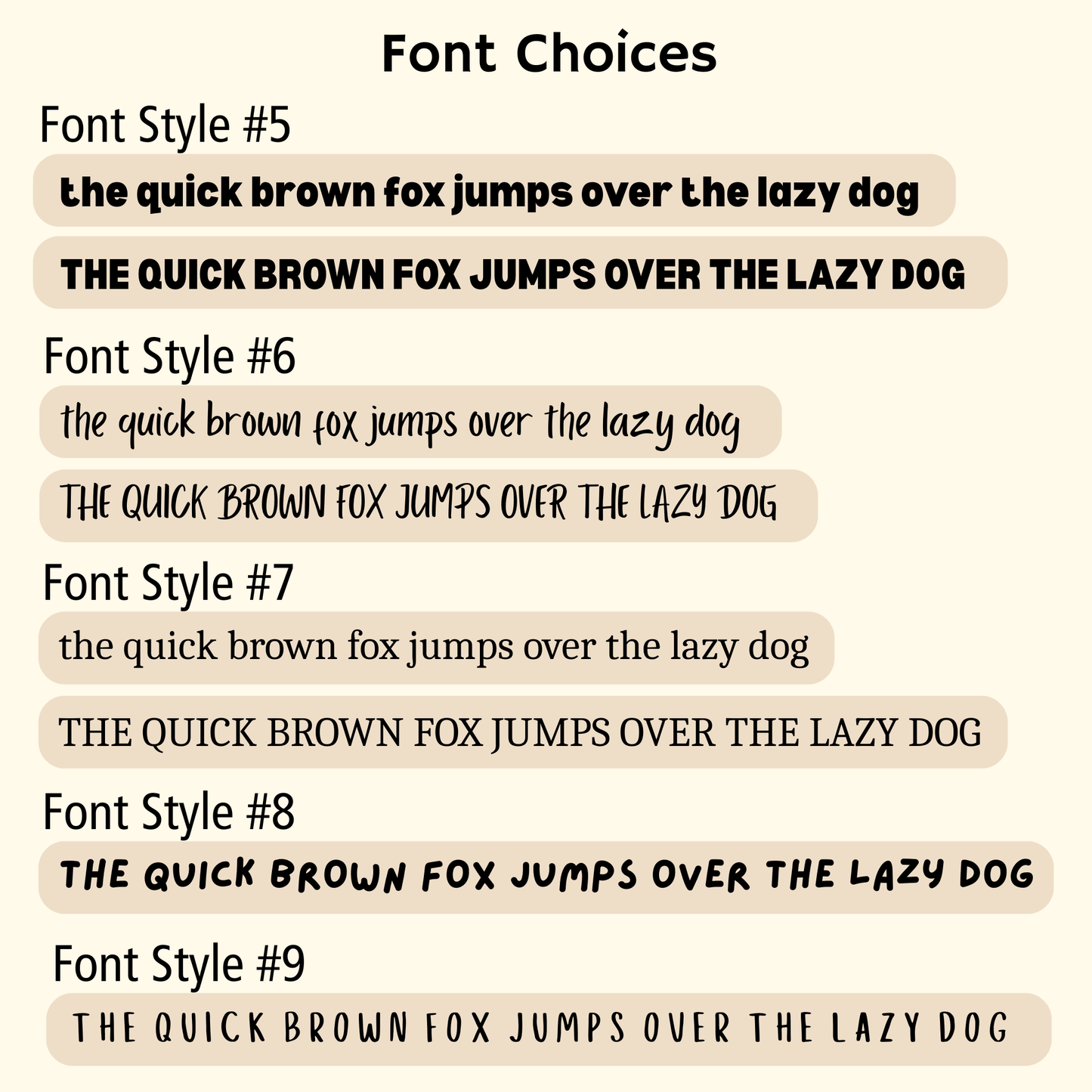 Medium Length Text Signage - Simplicity Days