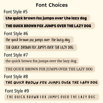 Medium Length Text Signage - Simplicity Days