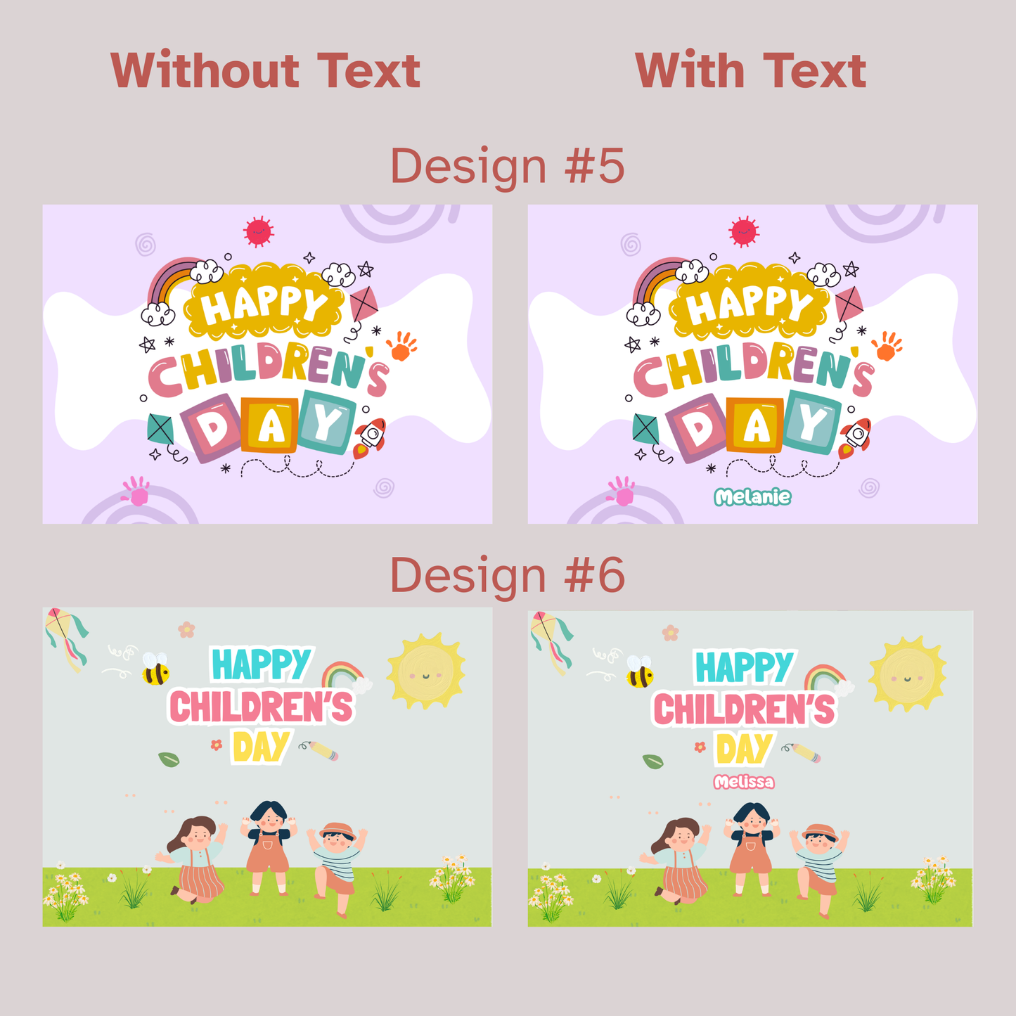 Children's Day Greeting Card - Simplicity Days