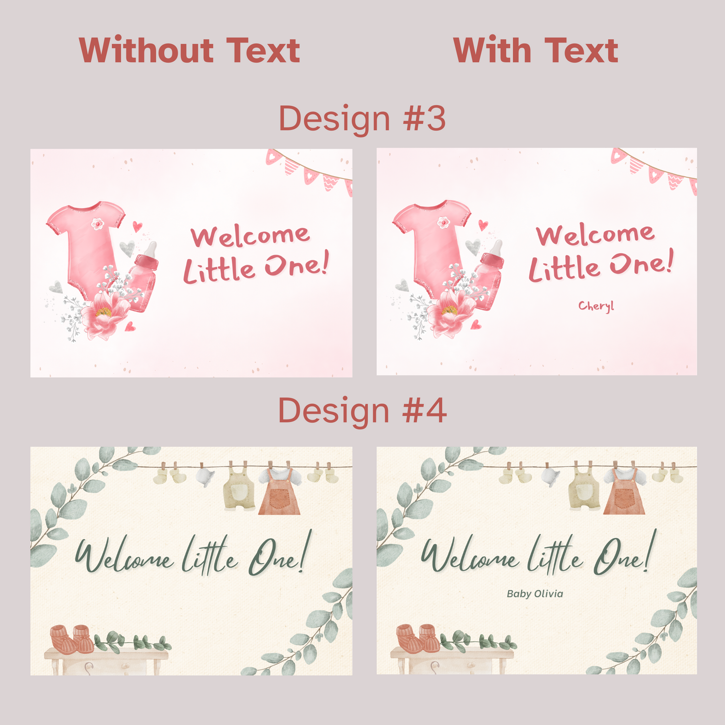 Baby Shower Greeting Card - Simplicity Days