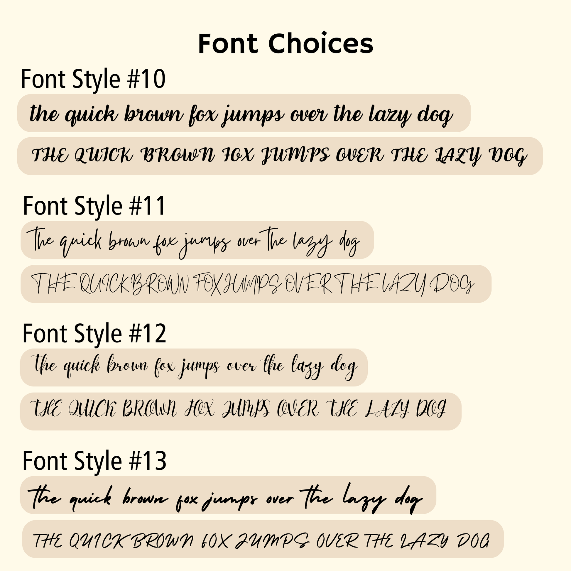Medium Length Text Signage - Simplicity Days
