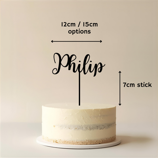 Name Cake Topper - Simplicity Days