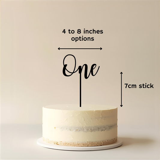 Number Cake Topper - Simplicity Days