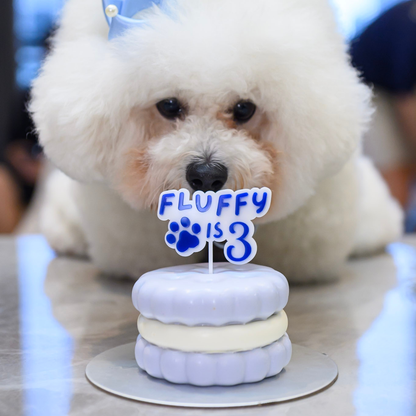 Pet Name & Age Cake Topper - Simplicity Days