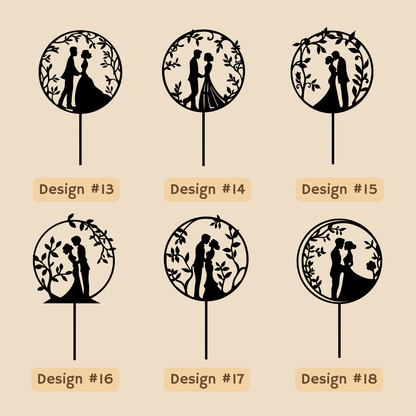 Couple's Name Wedding Cake Topper - Simplicity Days