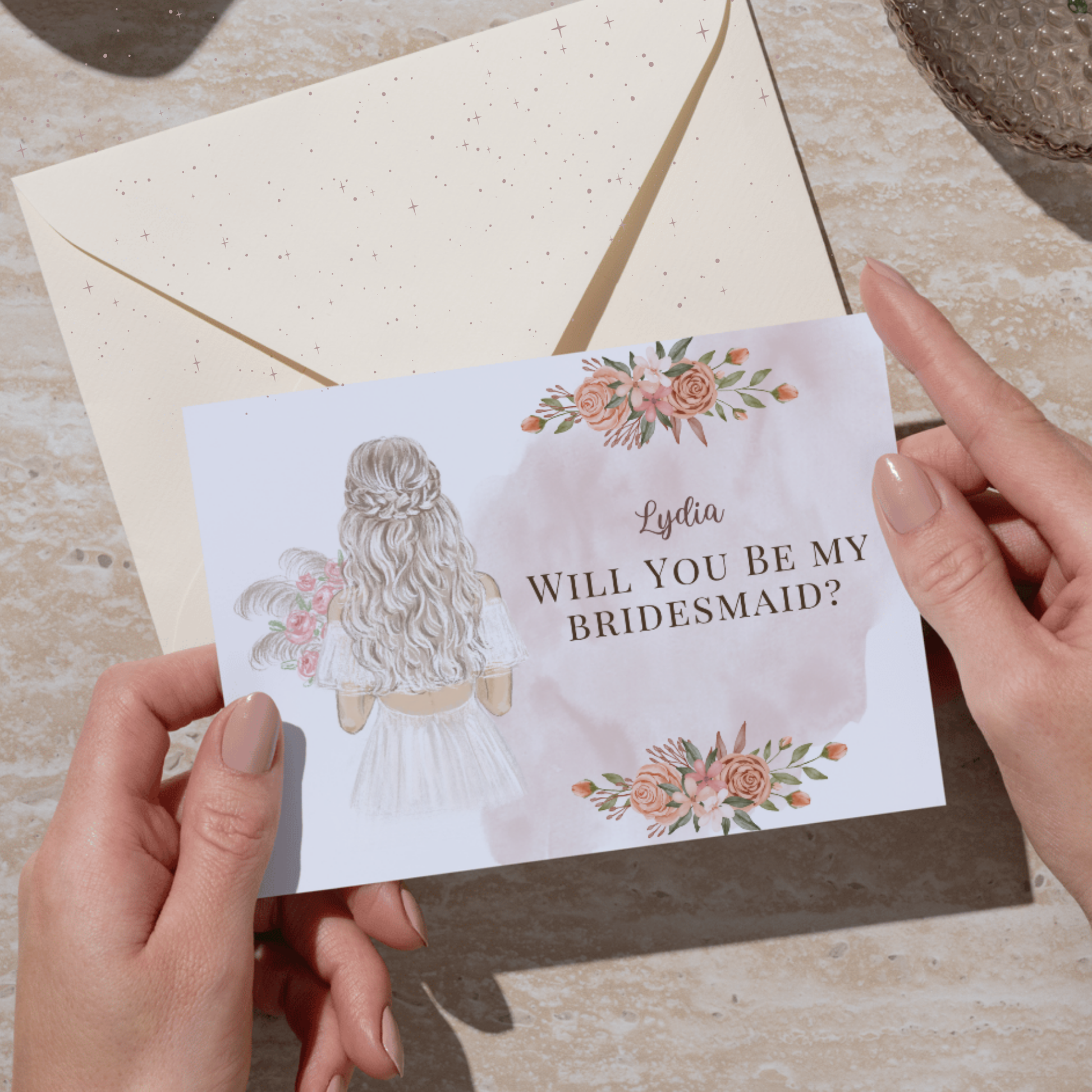 Bridesmaid Greeting Card - Simplicity Days