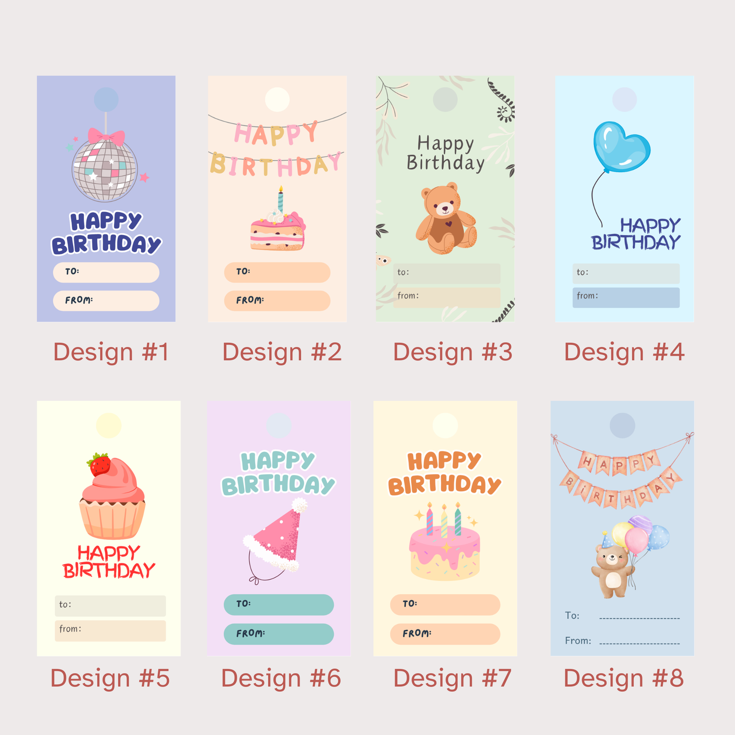 Birthday Gift Tag - Simplicity Days