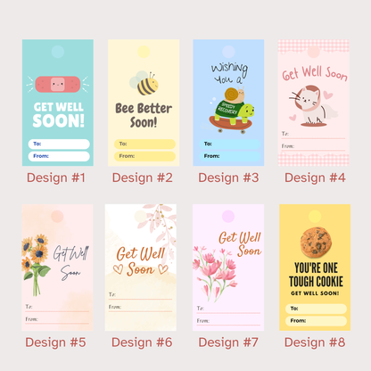 Get Well Soon Gift Tag - Simplicity Days