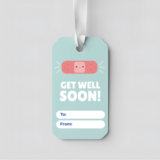Get Well Soon Gift Tag - Simplicity Days
