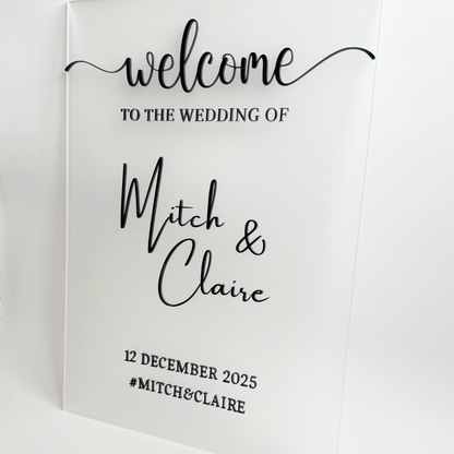 Wedding Signage - Style A
