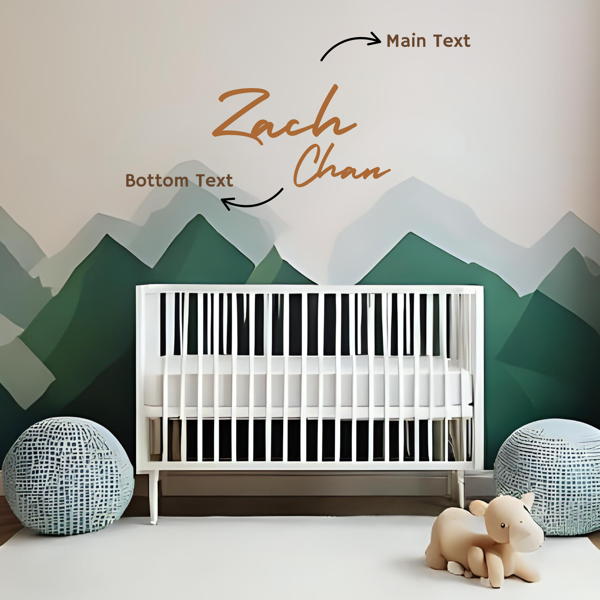 Nursery Name Signage - Simplicity Days