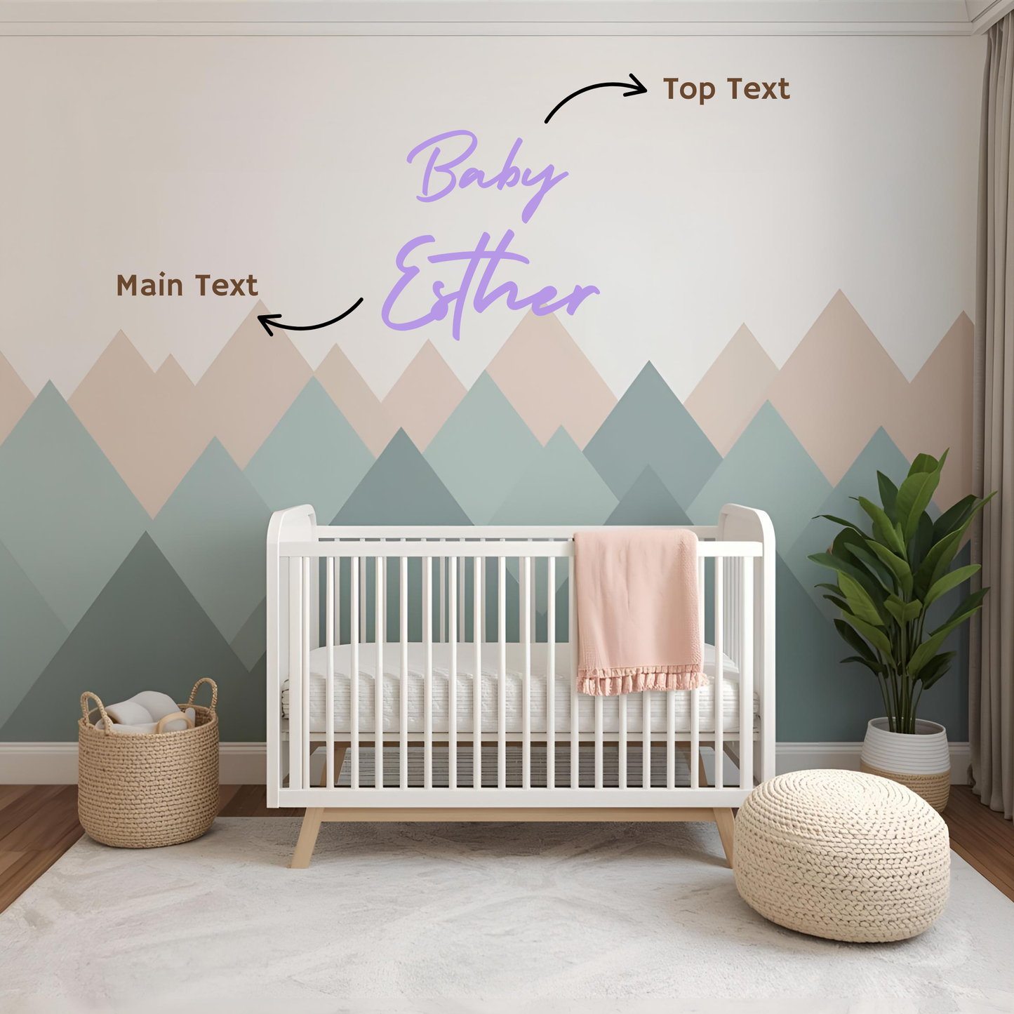 Nursery Name Signage - Simplicity Days