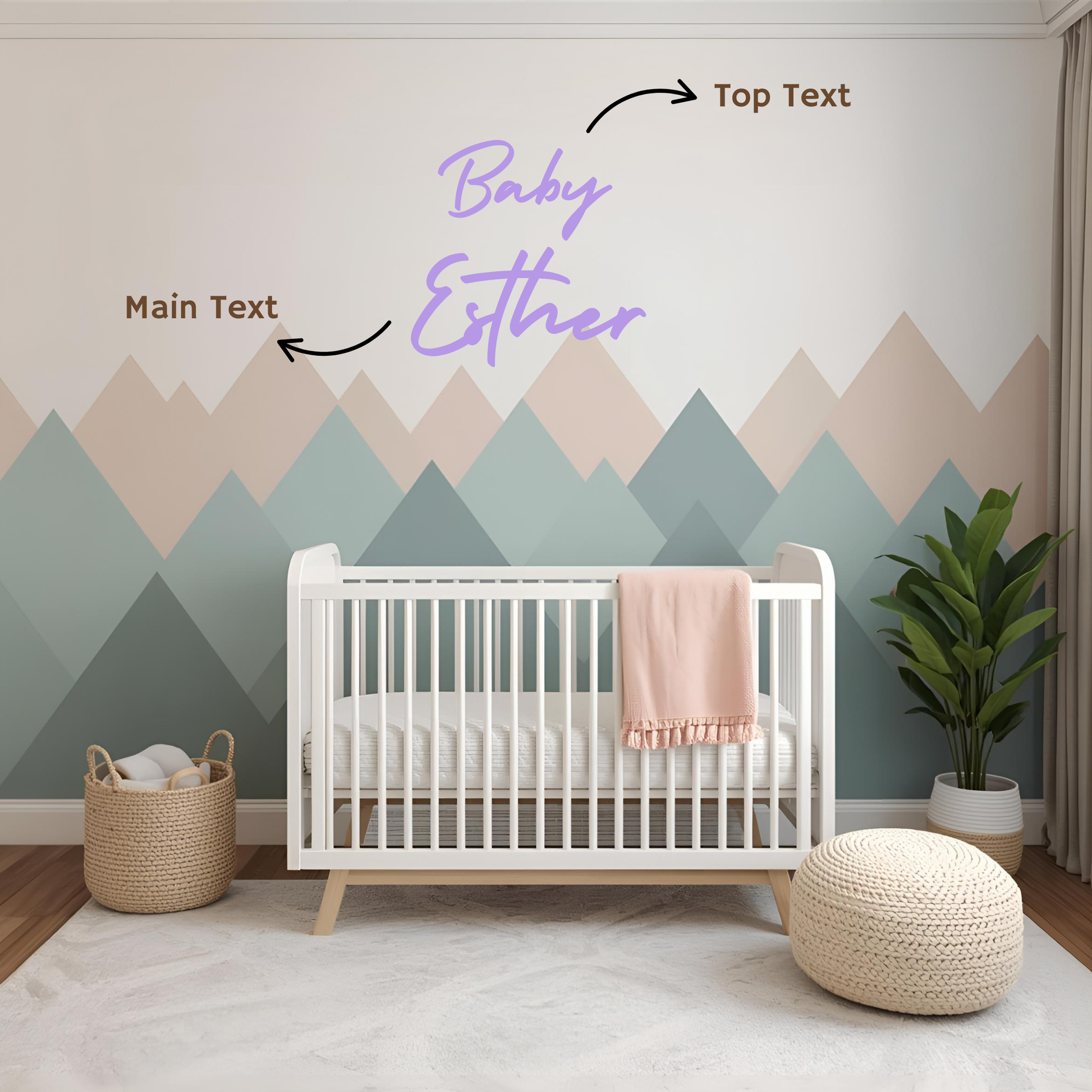 Nursery Name Signage - Simplicity Days