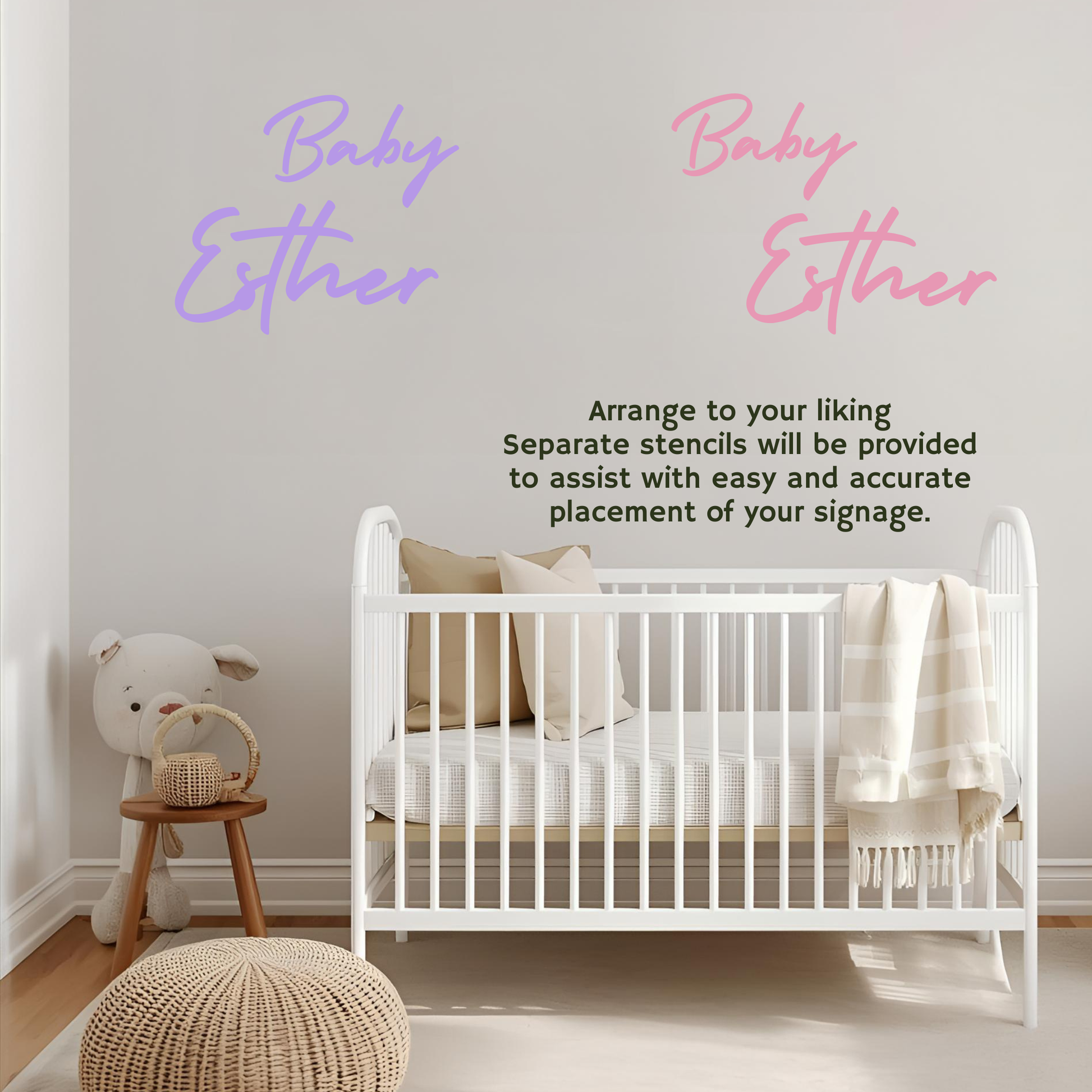 Nursery Name Signage - Simplicity Days