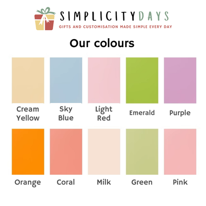 Coloured Pastel Paper (Mix & Match) - Simplicity Days