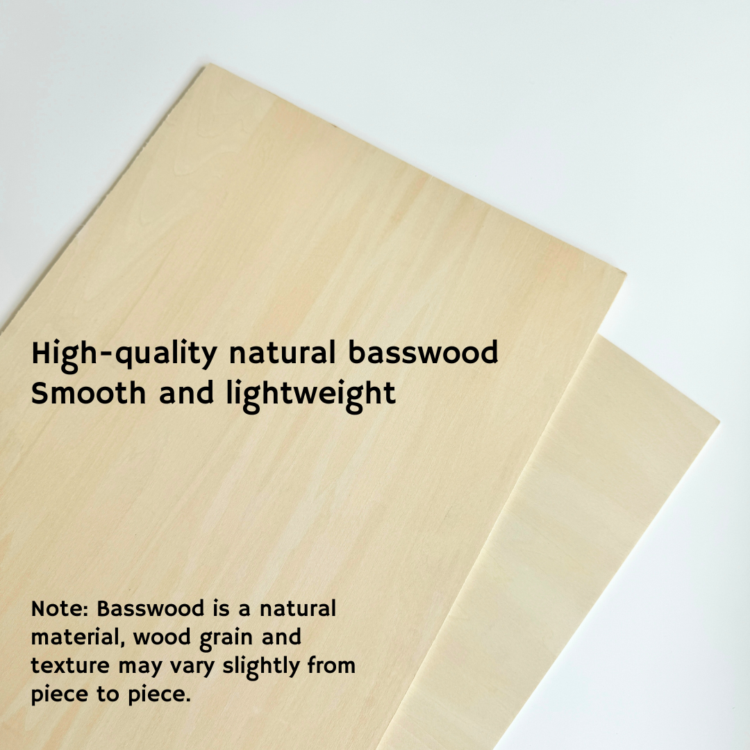 Basswood Sheet 3mm - Simplicity Days