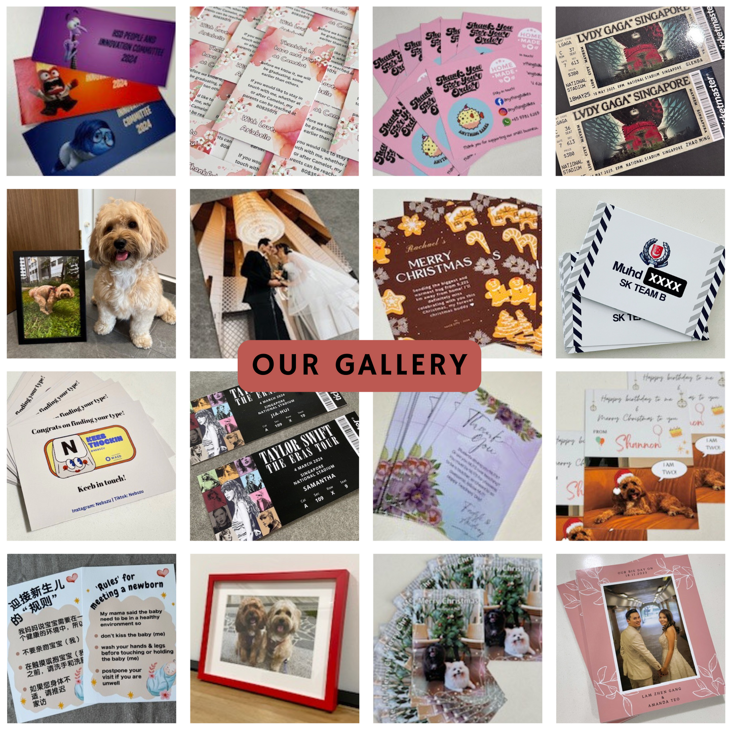 Customised Card/Photo Printing - Simplicity Days