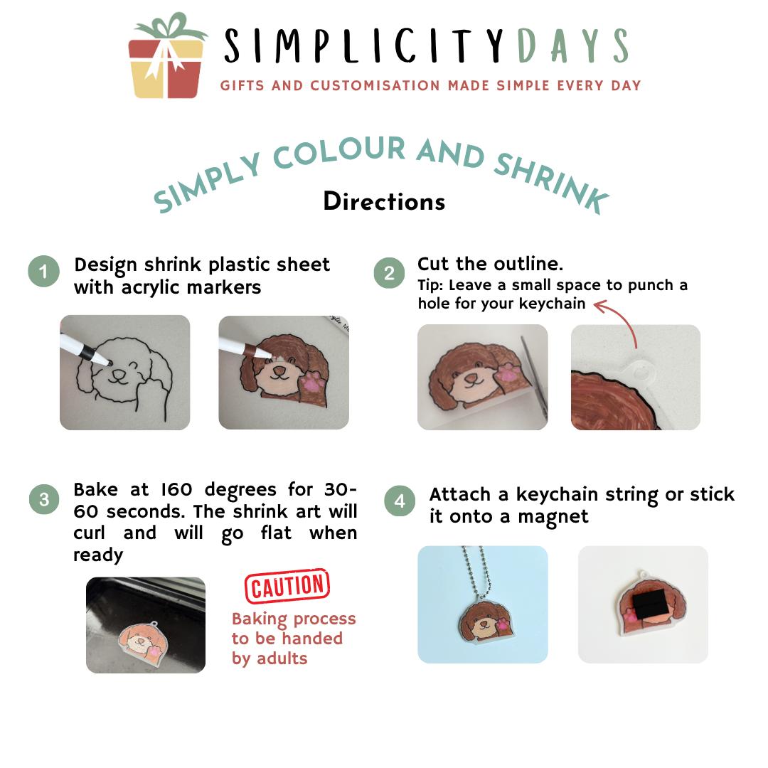 Shrink Plastic Sheet - Printable - Simplicity Days