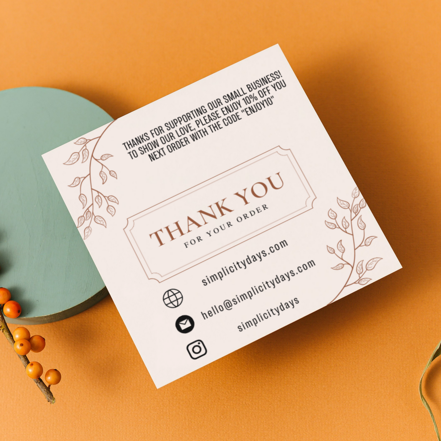 Customised Card/Photo Printing - Simplicity Days