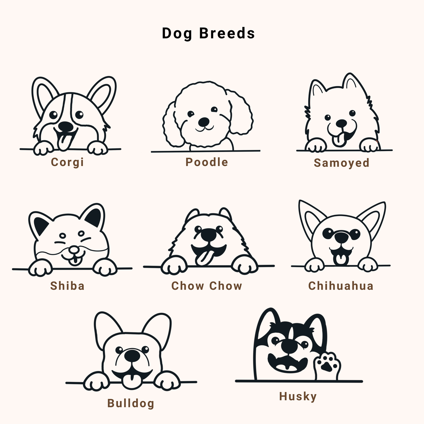 Dog Breed Unit Number - Simplicity Days